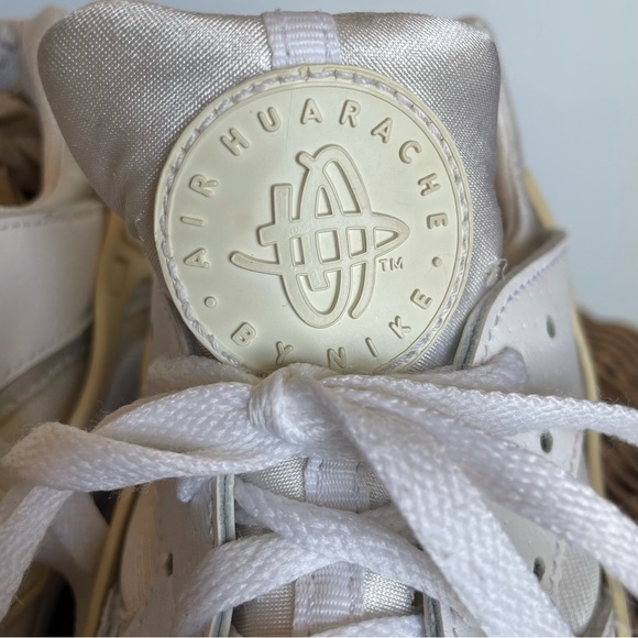 Nike Air Huarache Men Shoes size 12 white/cream - Picture 6 of 16